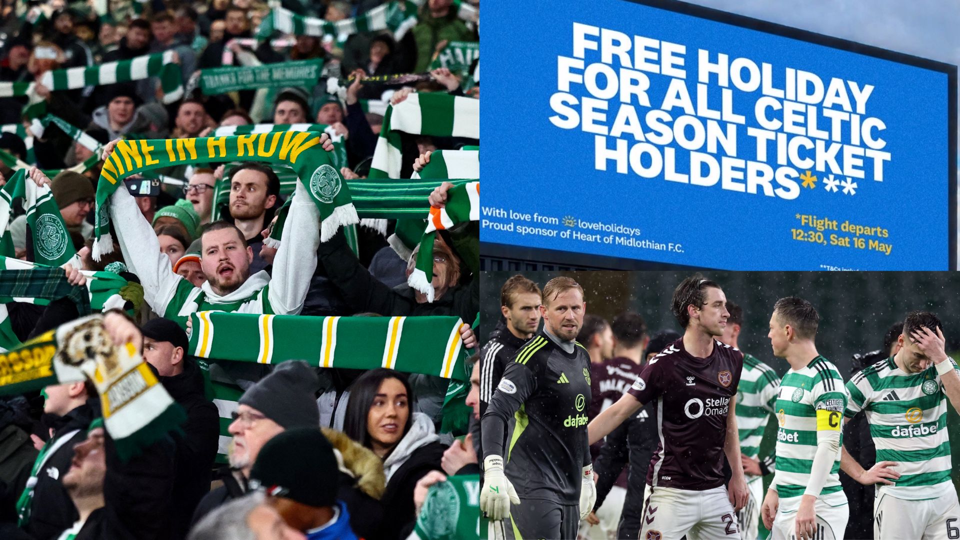 Celtic holiday offer loveholidays Hearts