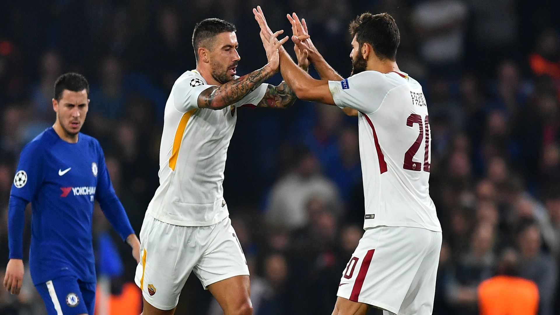 Aleksandar Kolarov Chelsea Roma