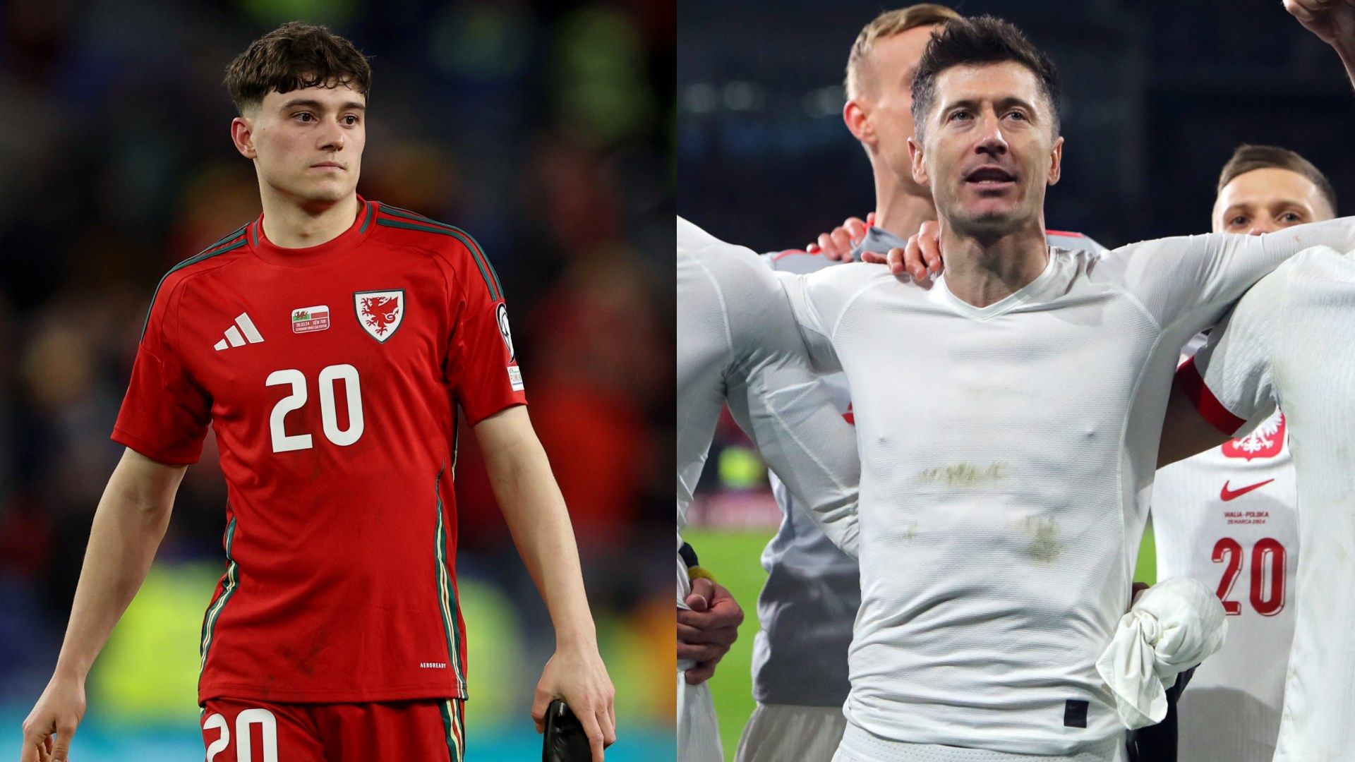 James Lewandowski Wales Poland GFX