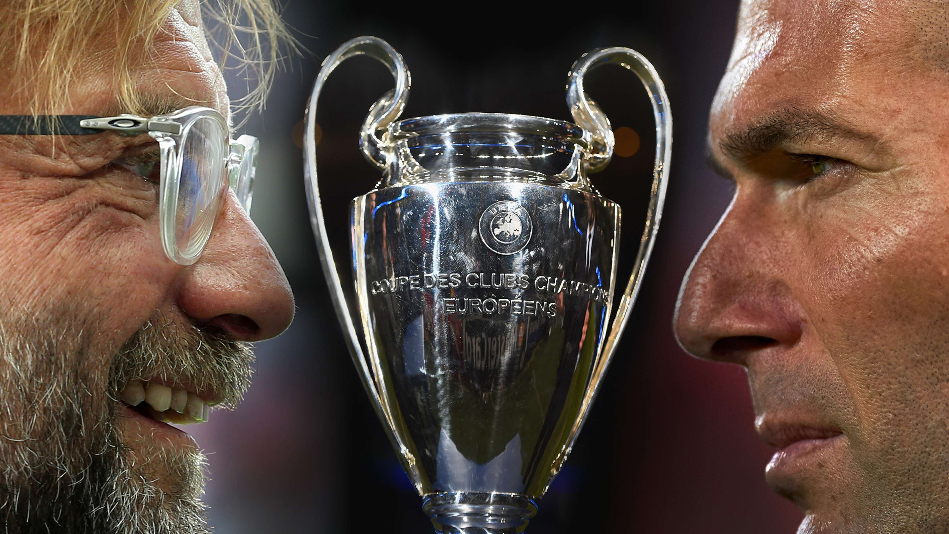 Real Madrid FC Liverpool Zinedine Zidane Jürgen Klopp Champions League Pokal Trophäe