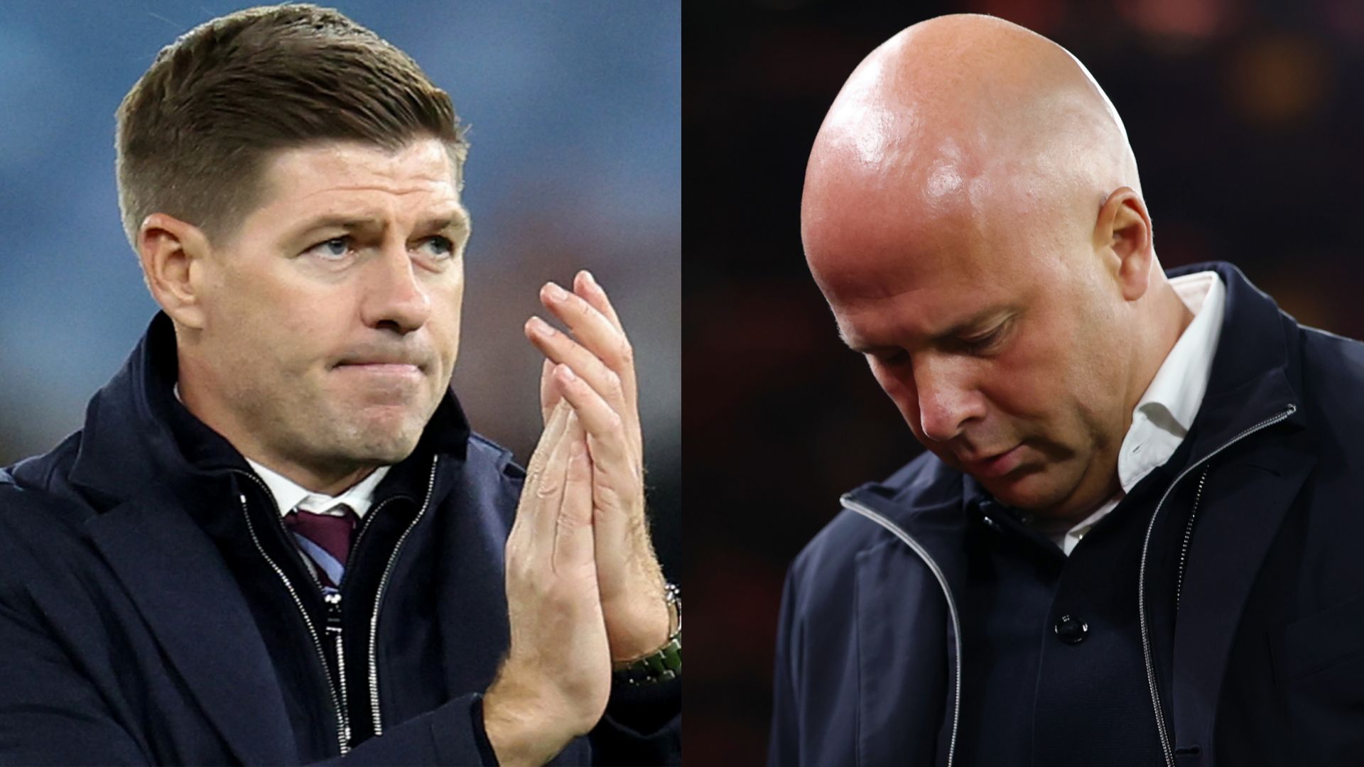 Steven Gerrard Arne Slot