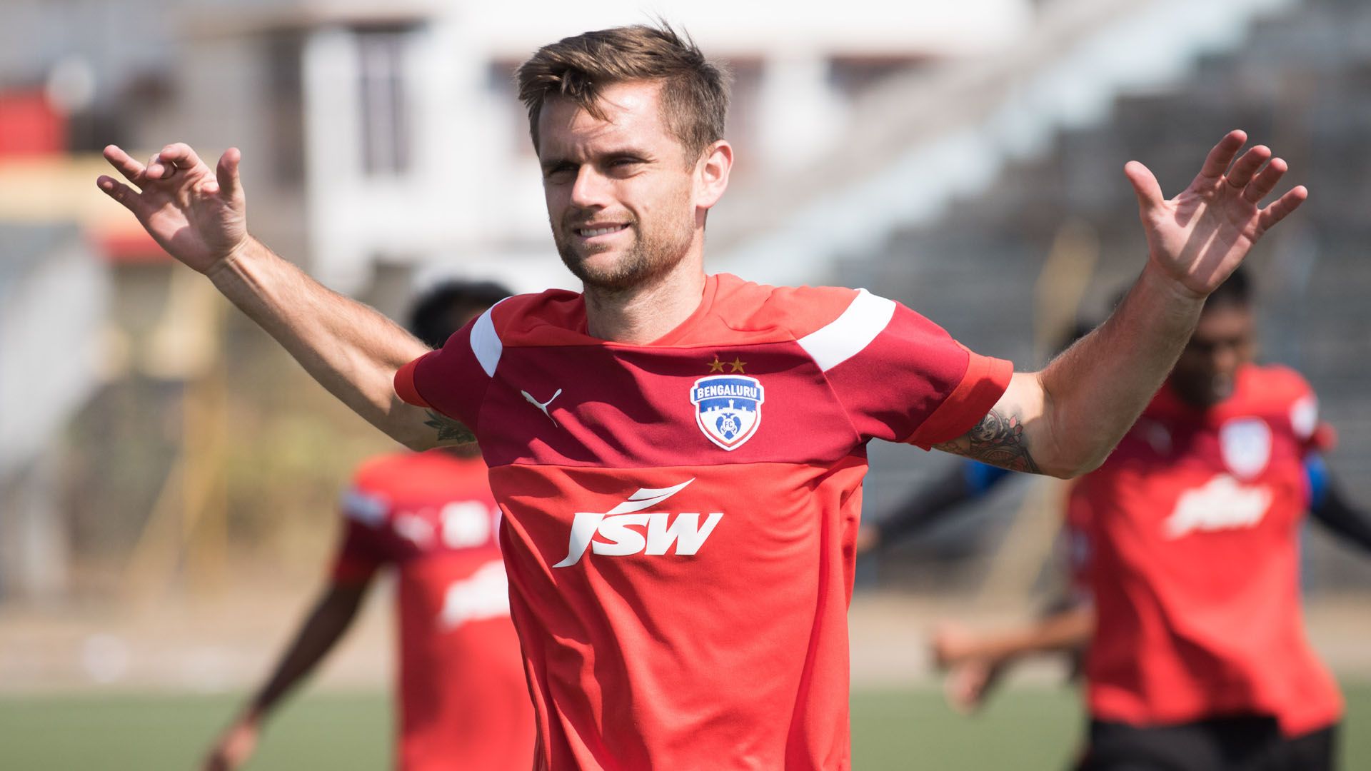 Cameron Watson Bengaluru FC training session
