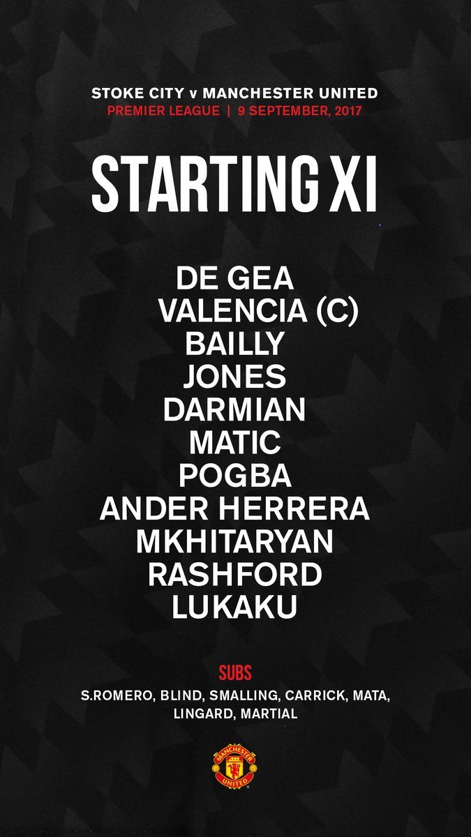 manchester united stoke city premier elague 10092017