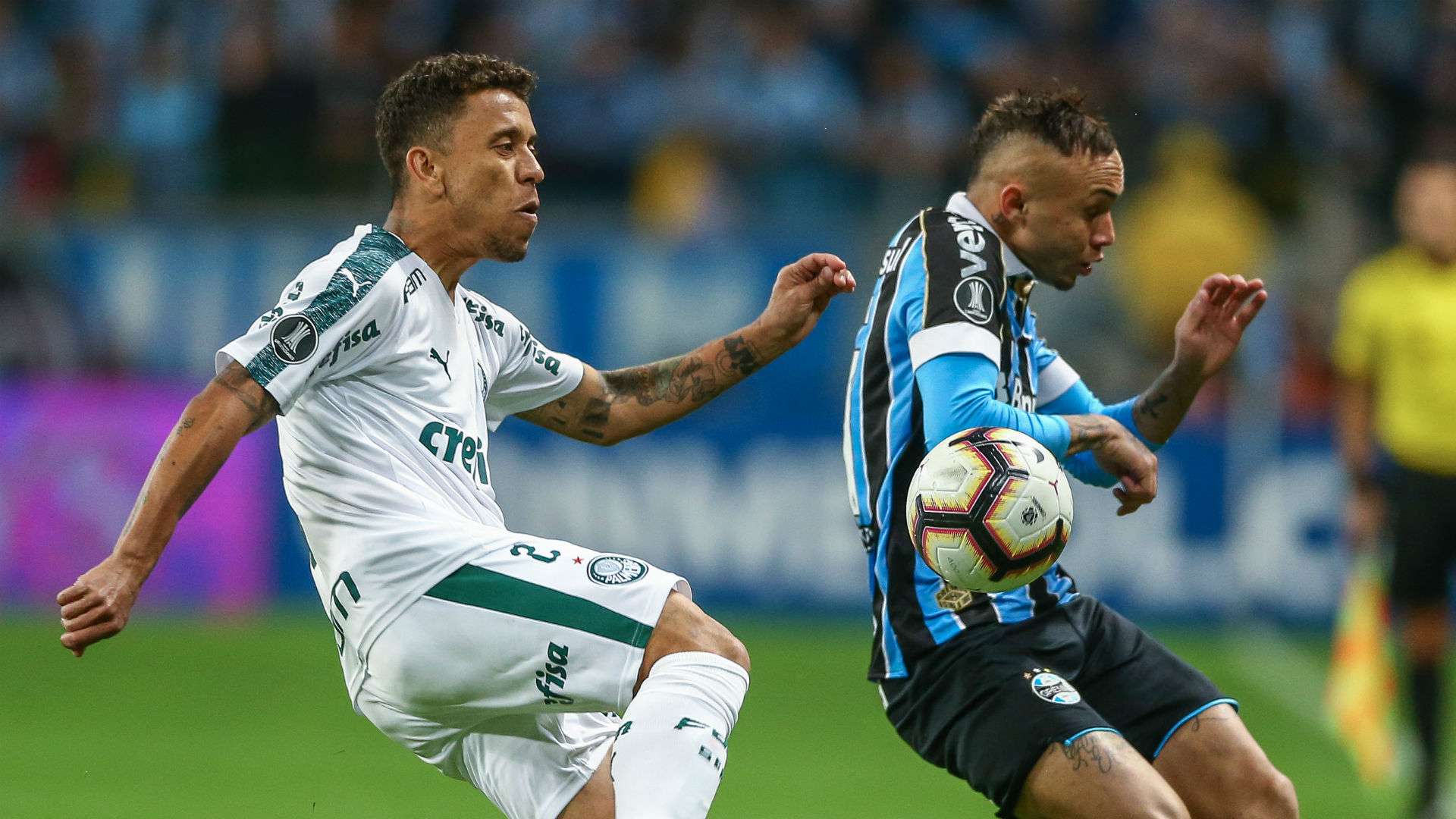 Marcos Rocha Everton Cebolinha Palmeiras Grêmio Libertadores 26 08 2019
