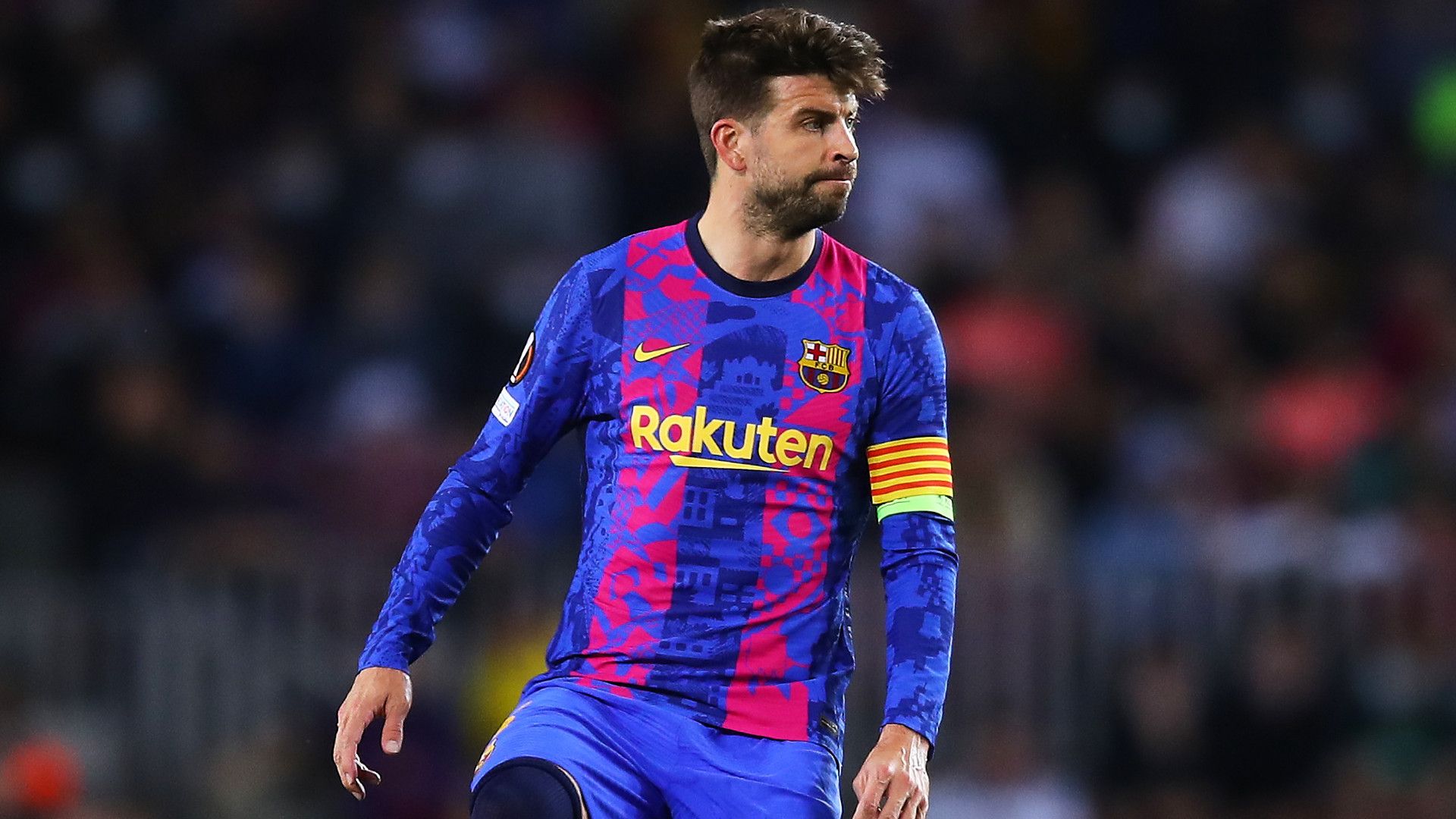 Gerard Pique Barcelona Napoli Europa League