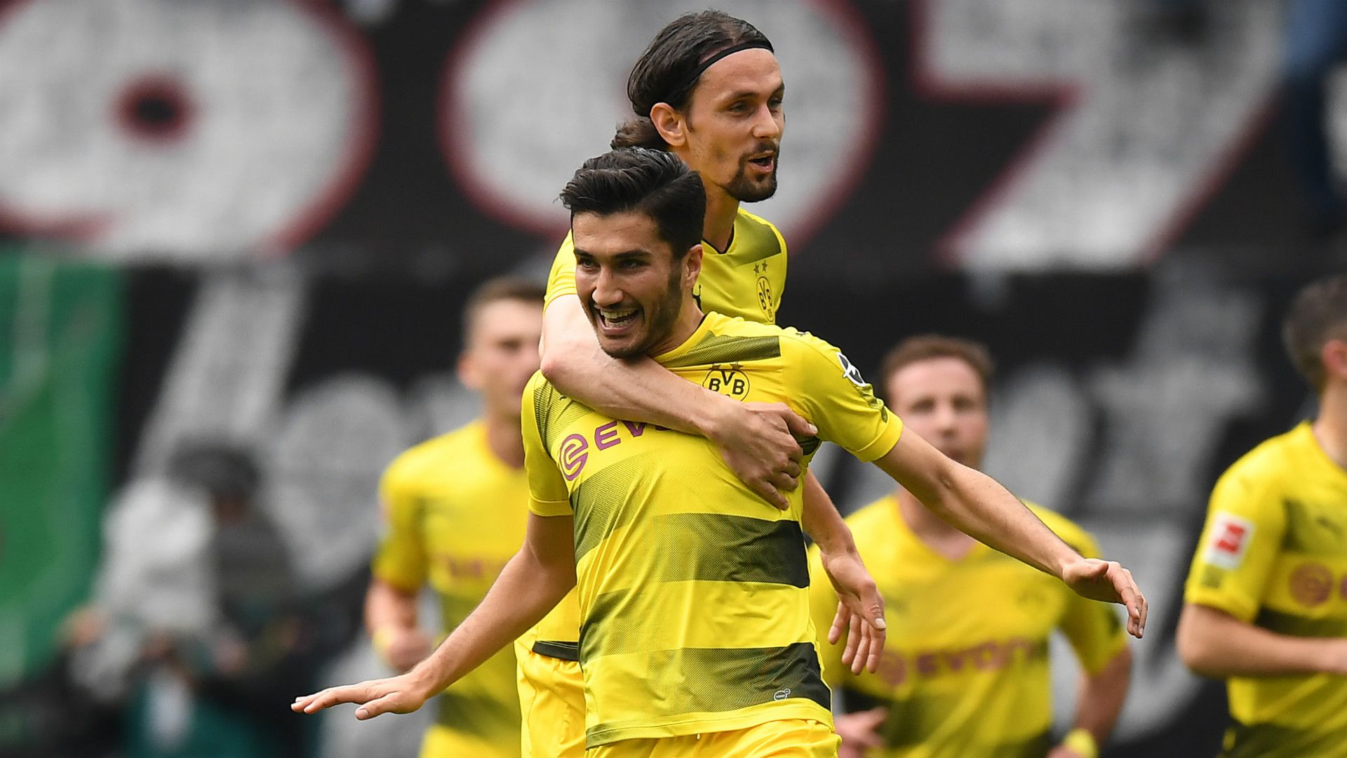 NURI SAHIN NEVEN SUBOTIC BORUSSIA DORTMUND GERMAN BUNDESLIGA 21102017