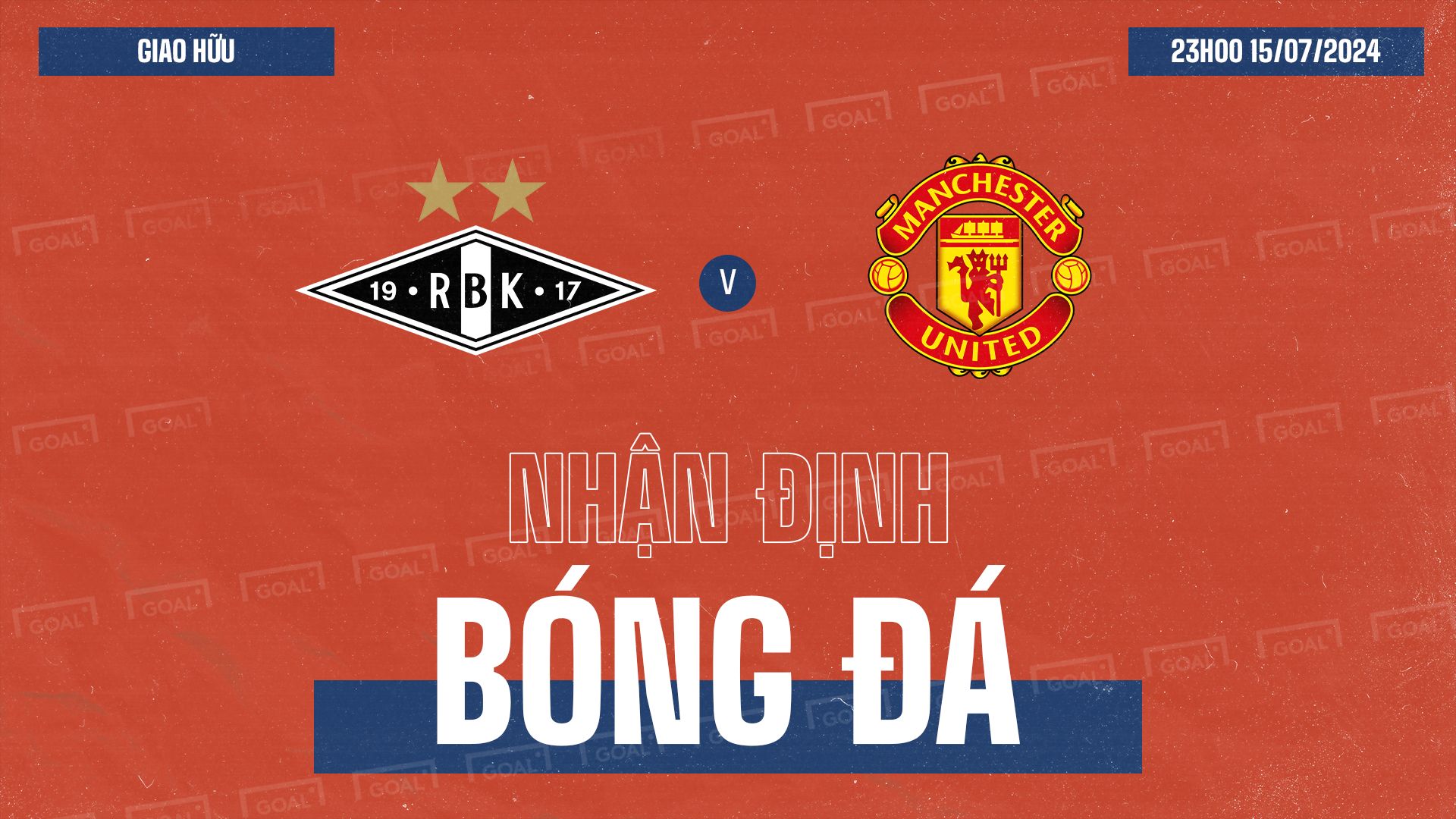 Rosenborg vs Manchester United Friendly Match 2024 GFX