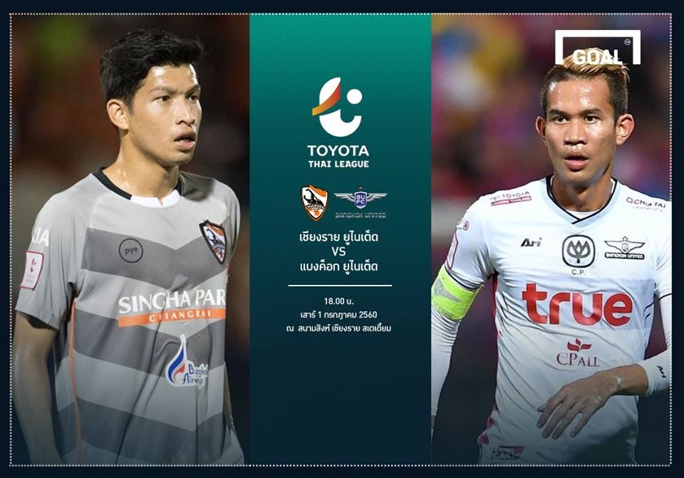 TOYOTA THAI LEAGUE PREVIEW : เชียงราย ยูไนเต็ด - แบงค็อก ยูไนเต็ด