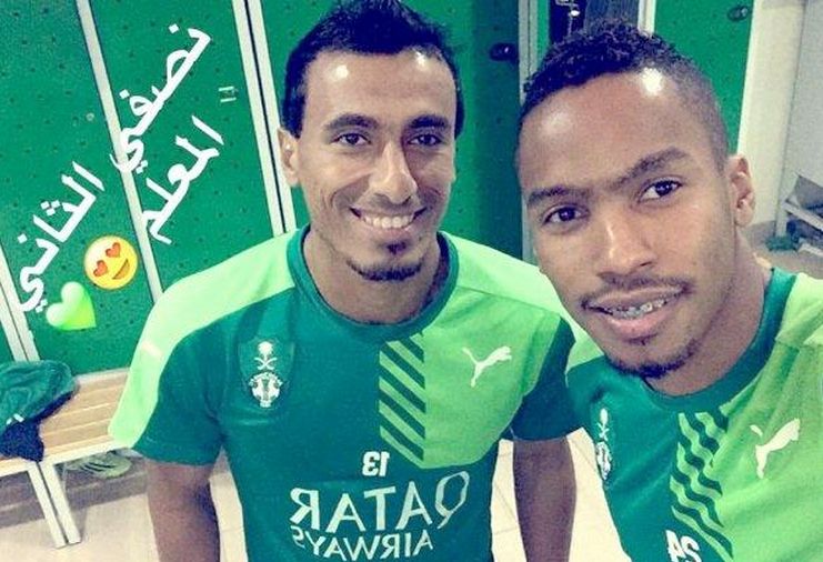 سلمان المؤشر وشيفو  الأهلي