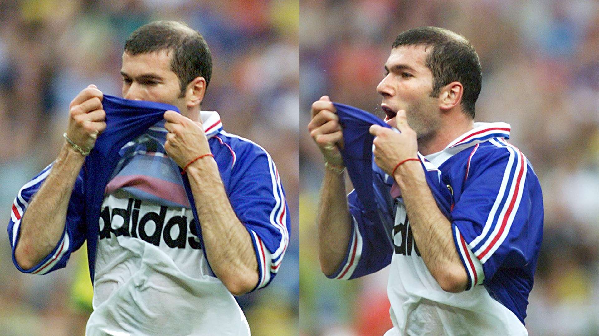 Zinedine Zidane France Brazil 1998 World Cup