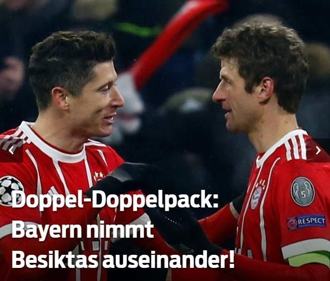 (EMBED ONLY) Bayen Munich Besiktas