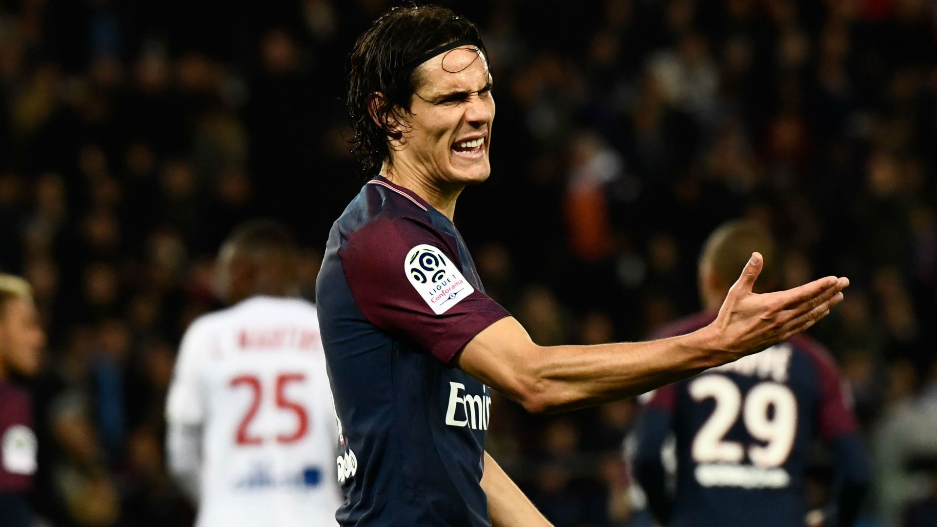 Edinson Cavani PSG Lyon Ligue 1 17092017