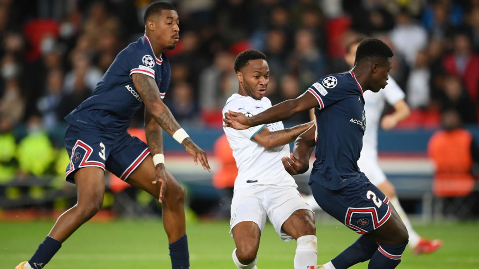 Nuno Mendes Presnel Kimpembe PSG 28092021