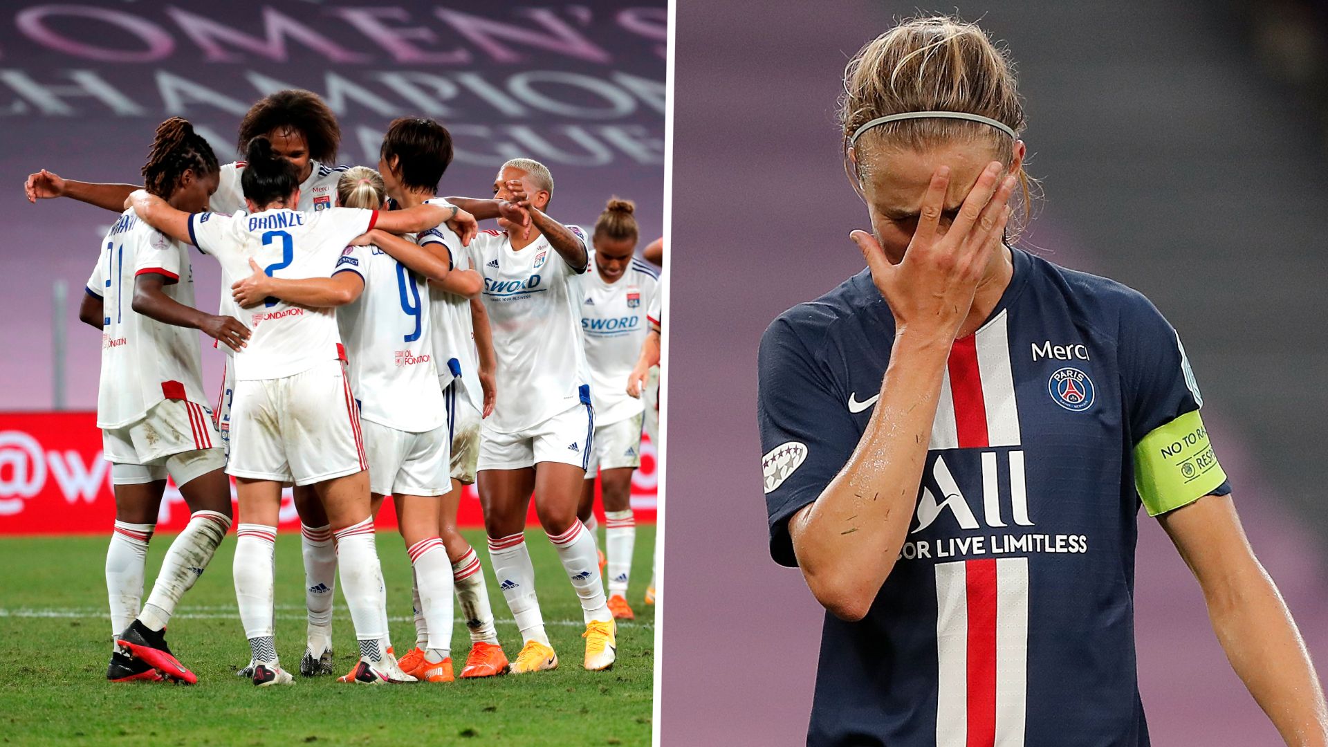 Lyon PSG women split