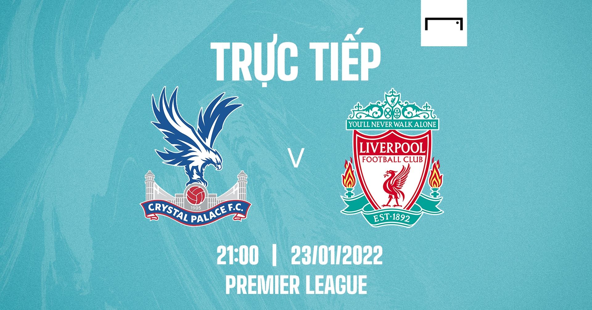 Live Crystal Palace vs Liverpool 2021-22 Premier League GFX