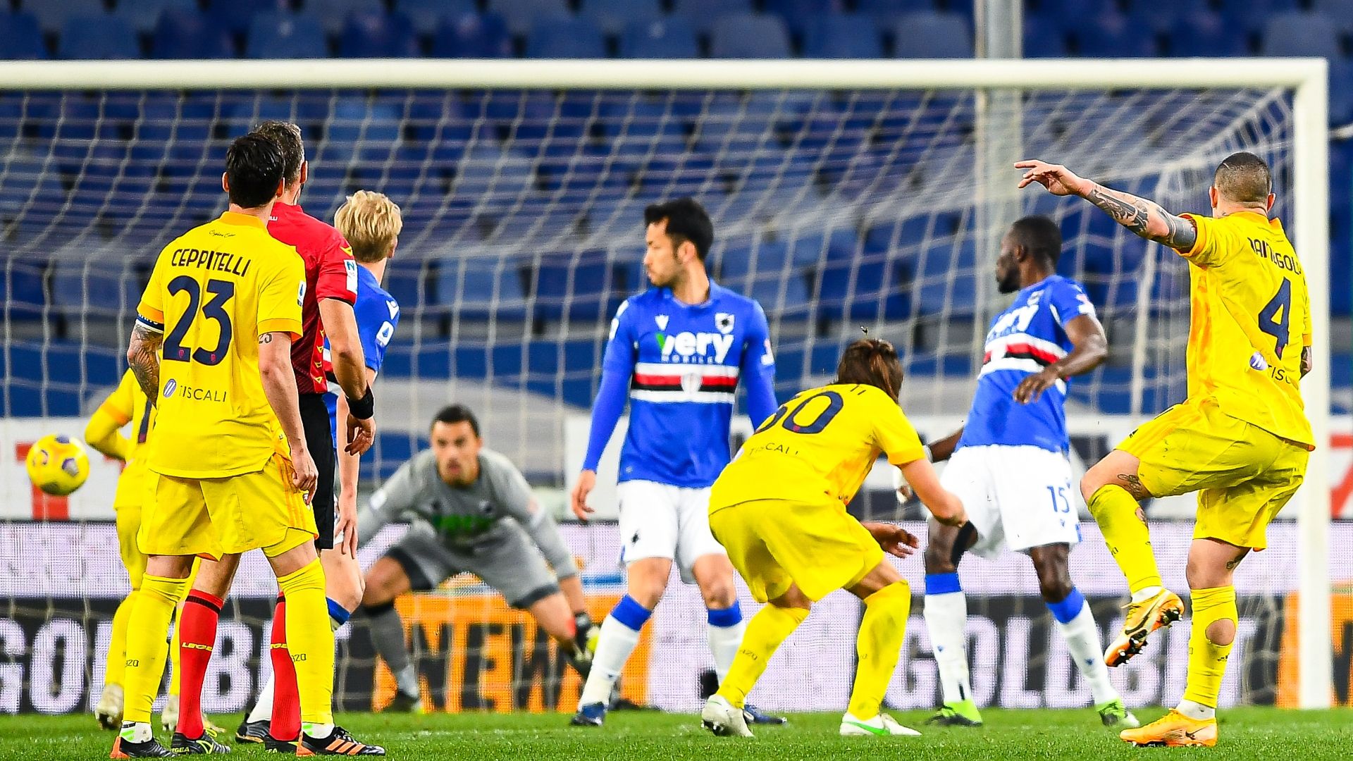 Nainggolan Sampdoria Cagliari Serie A