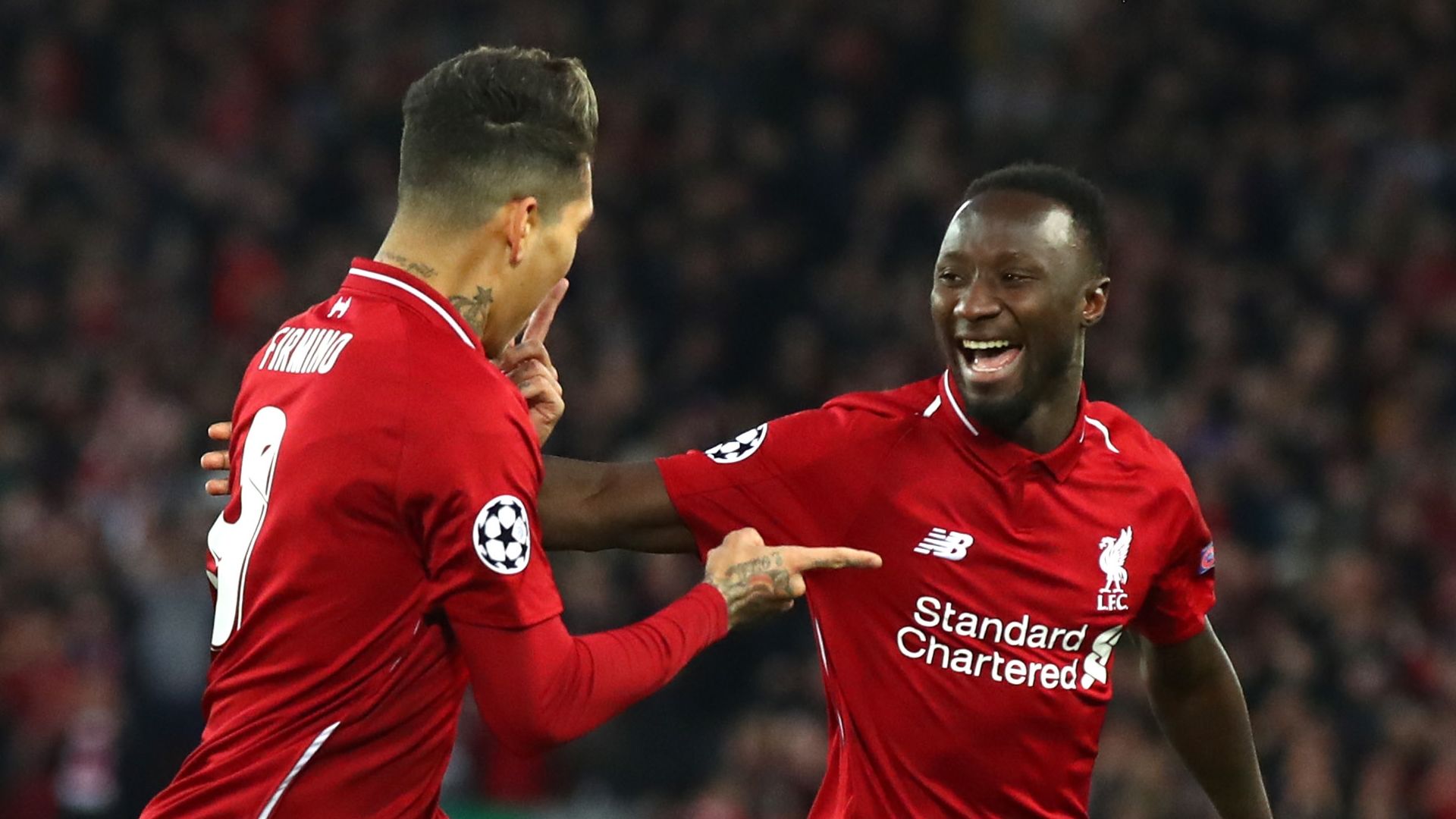 Naby Keita, Roberto Firmino, Liverpool vs Porto, UCL 2018-19