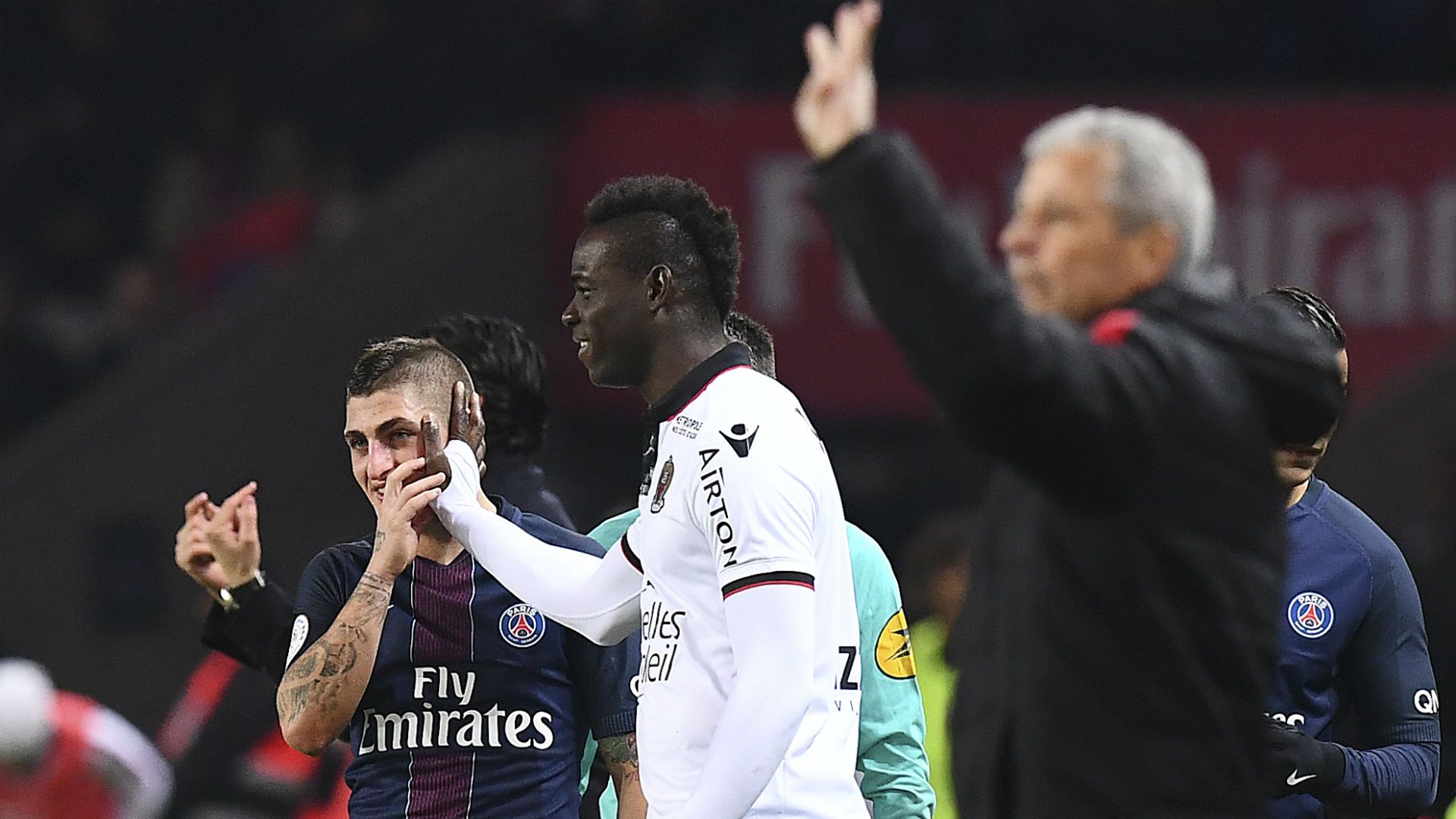 PSG Nice Favre Balotelli Verratti