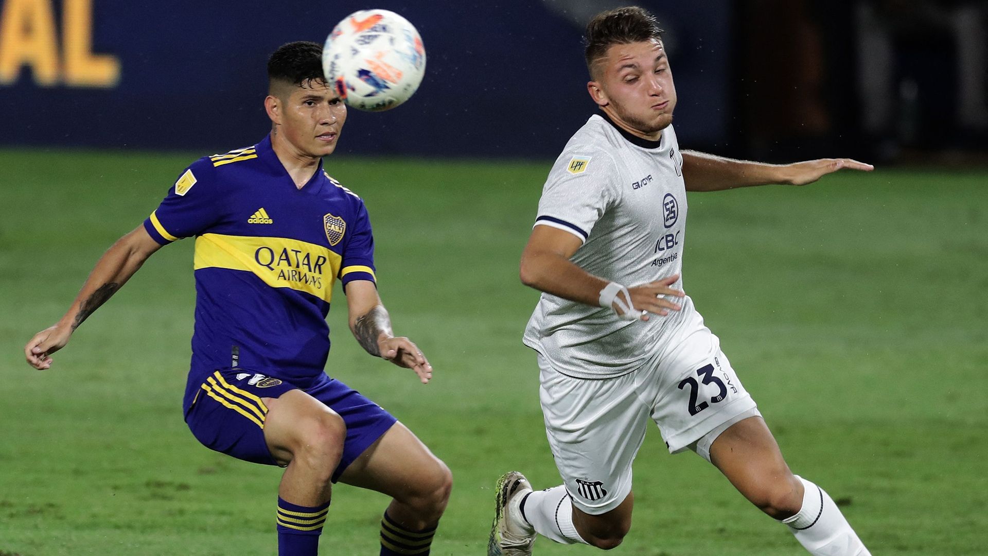 Jorman Campuzano Mateo Retegui Boca Talleres Copa Liga Profesional 2021