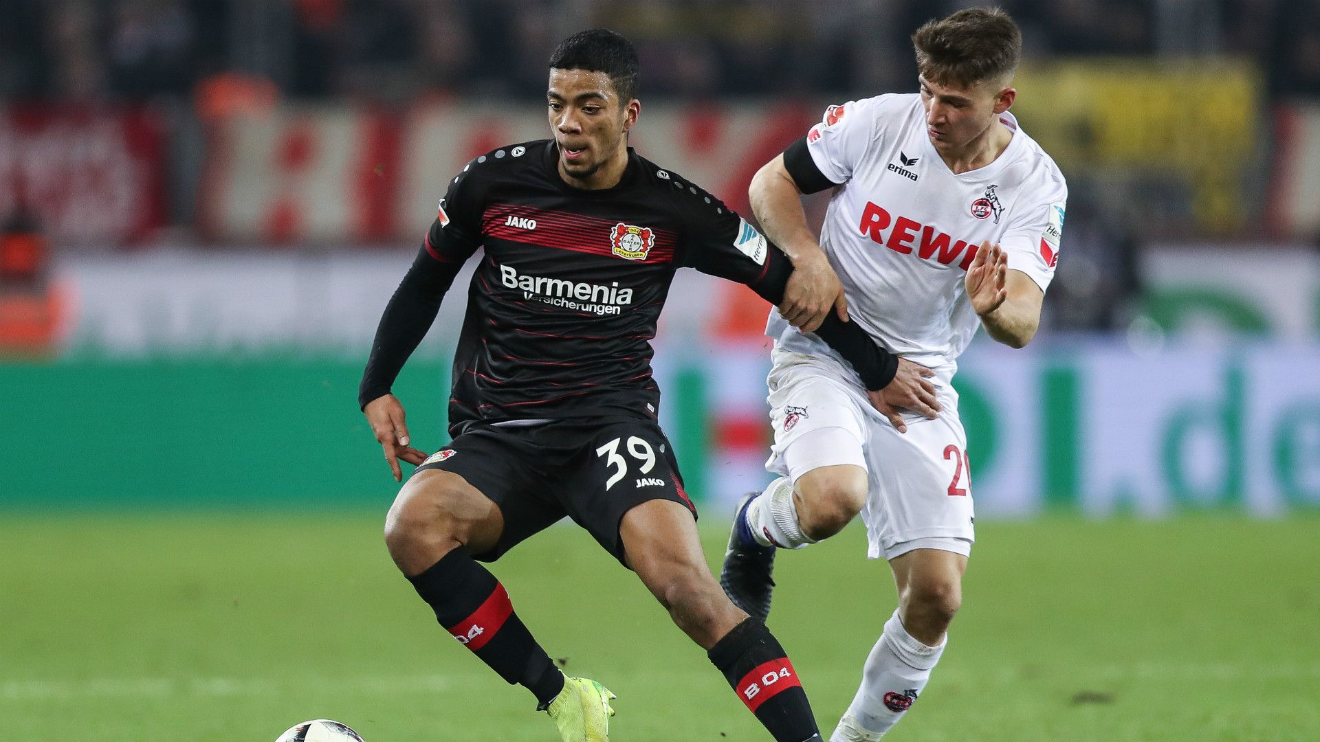 Benjamin Henrichs Salih Ozcan Bayer Leverkusen 1 FC Koln