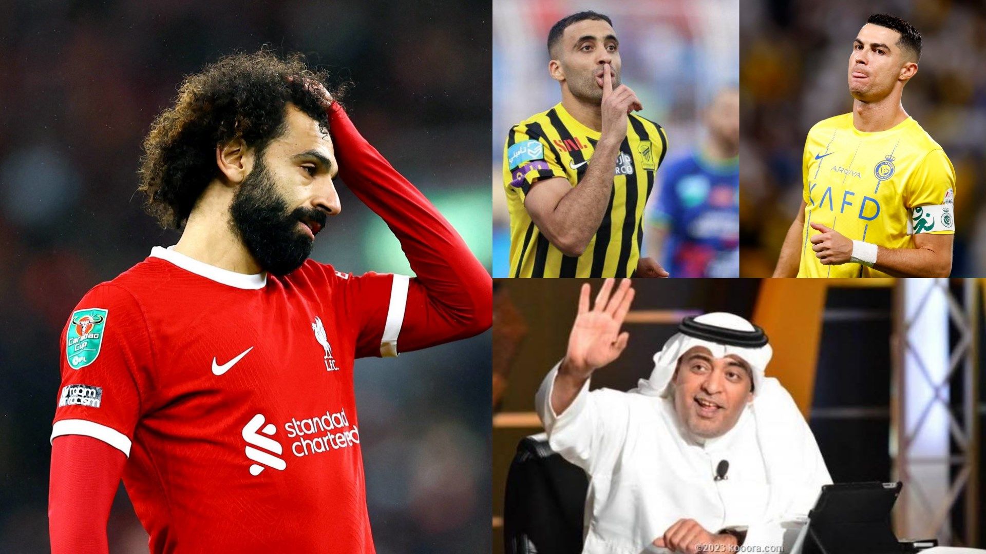 Ronaldo Salah Abderrazak Hamdallah Waleed Al Farraj