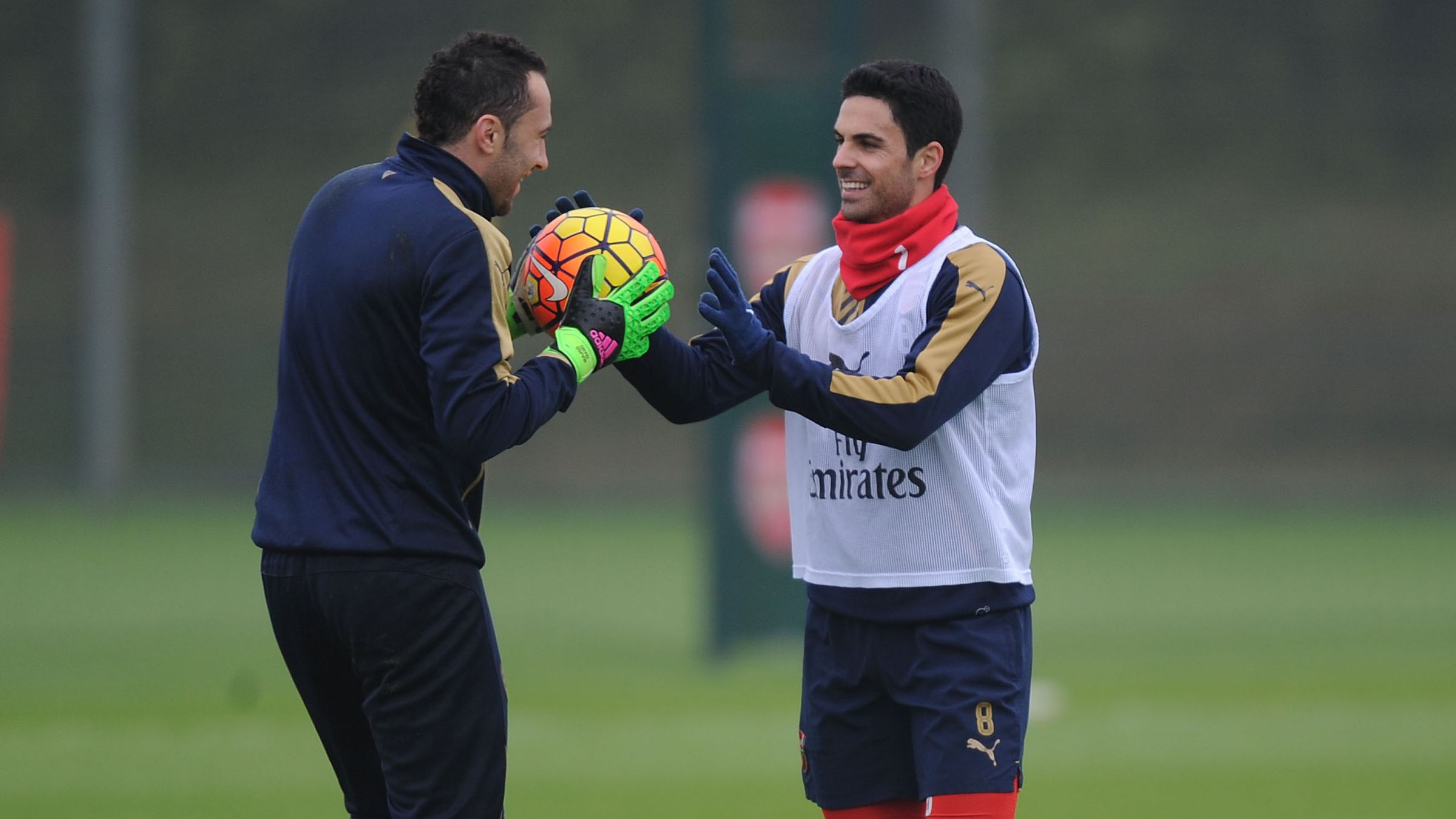 Mikel Arteta David Ospina