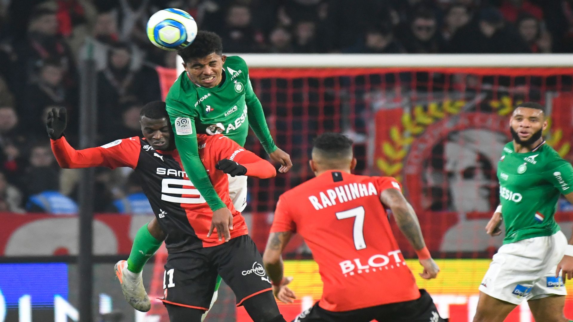 Rennes ASSE Wosley Fofana Mbaye Niang Ligue 1 01122019
