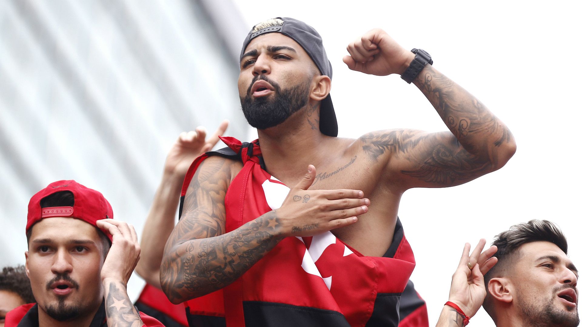 Giorgian De Arrascaeta Flamengo Celebration 24112019