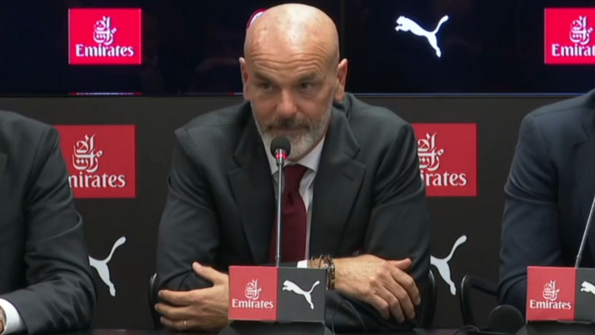 Stefano Pioli Milan conferenza