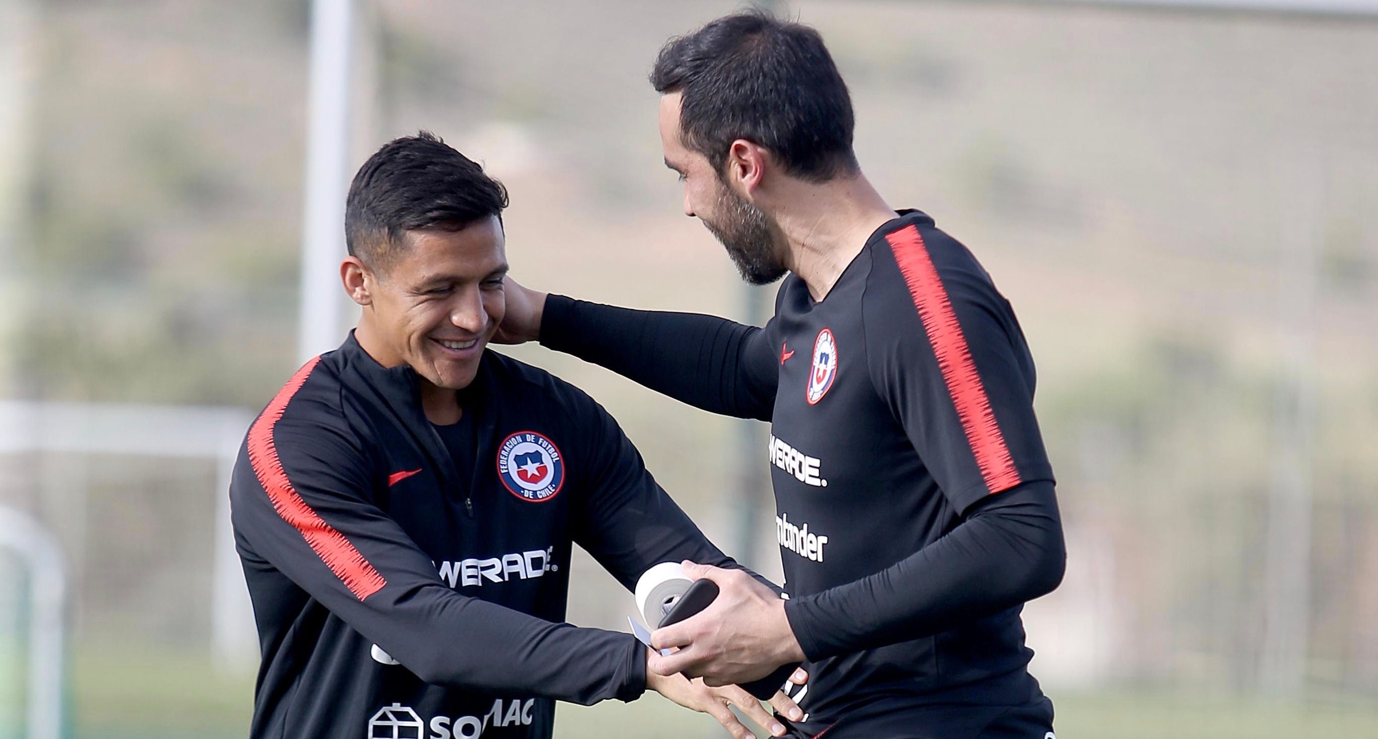 Claudio Bravo Alexis Sánchez