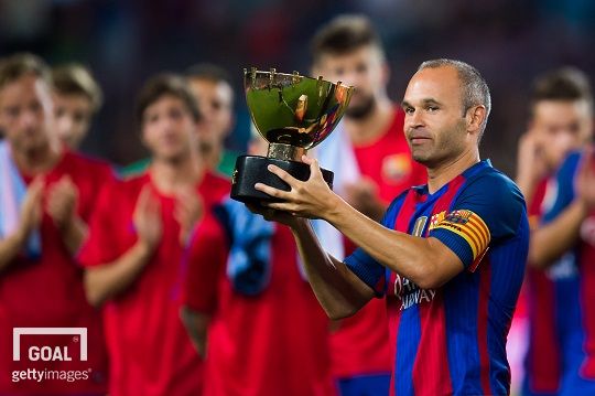 FC바르셀로나 주장 이니에스타. 사진=게티이미지