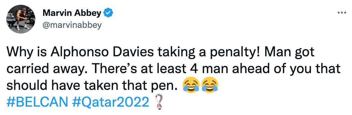 Davies miss tweet 1