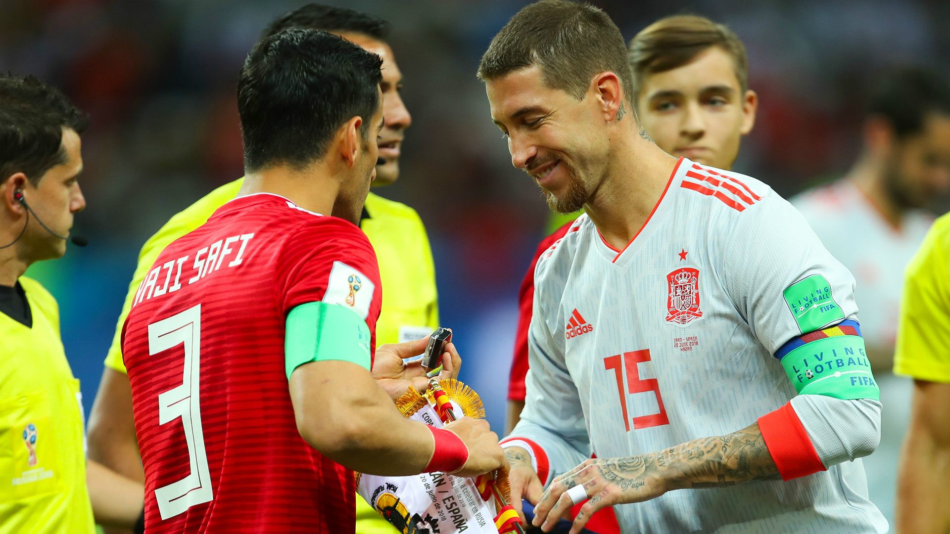 Sergio Ramos Iran Spain World Cup 2018