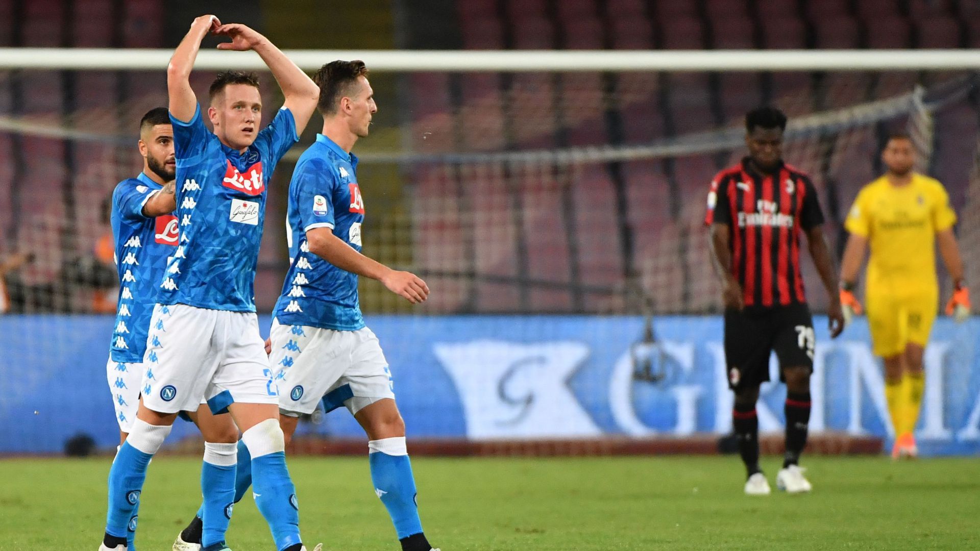Piotr Zielinski Napoli Milan Serie A