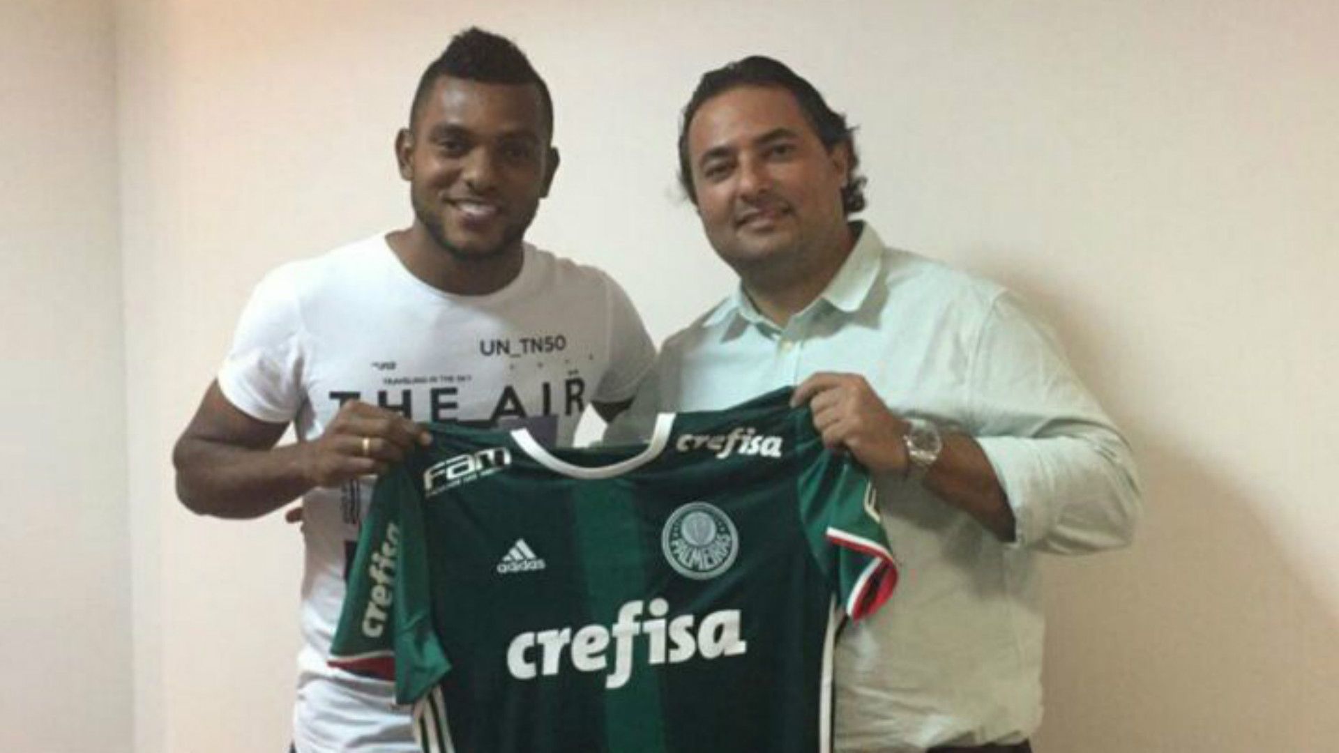 Miguel Borja e Alexandre Mattos - Palmeiras - 9/02/2017