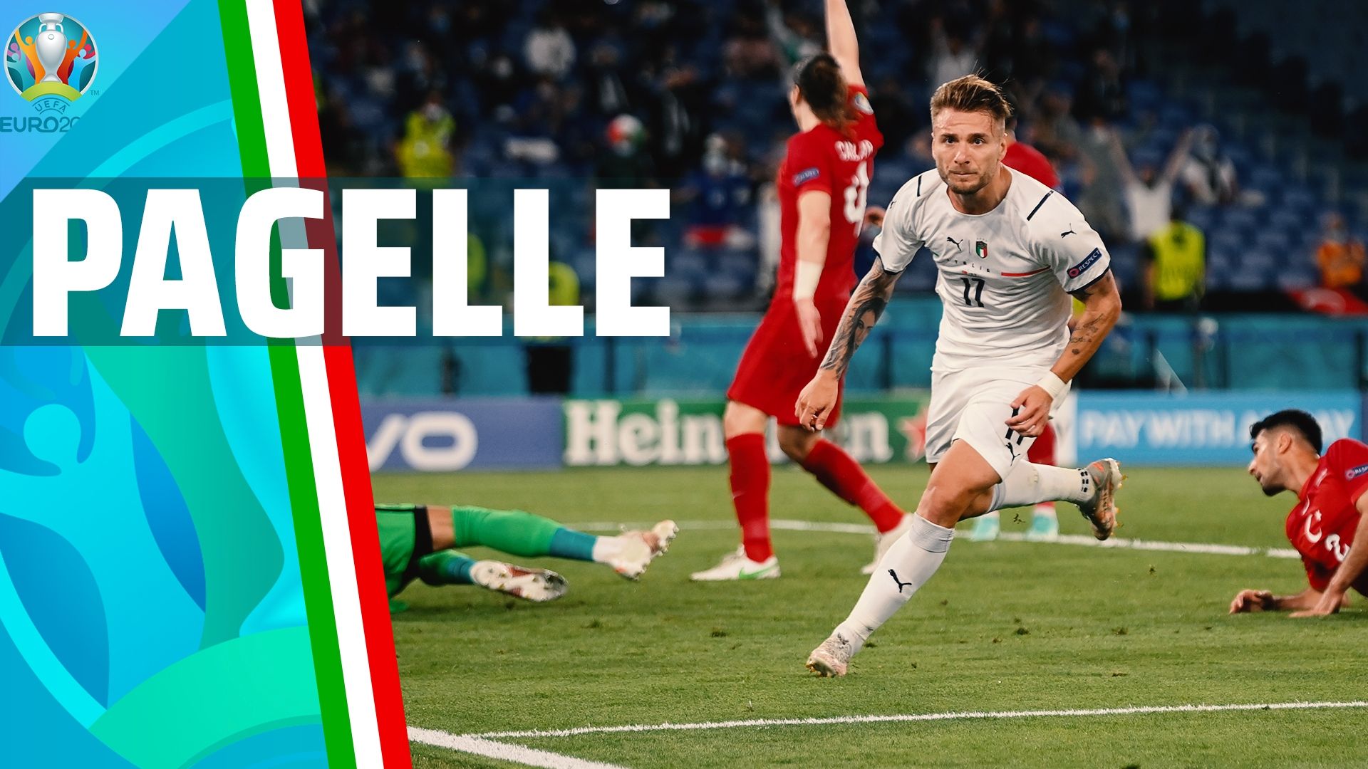 Pagelle Turchia-Italia