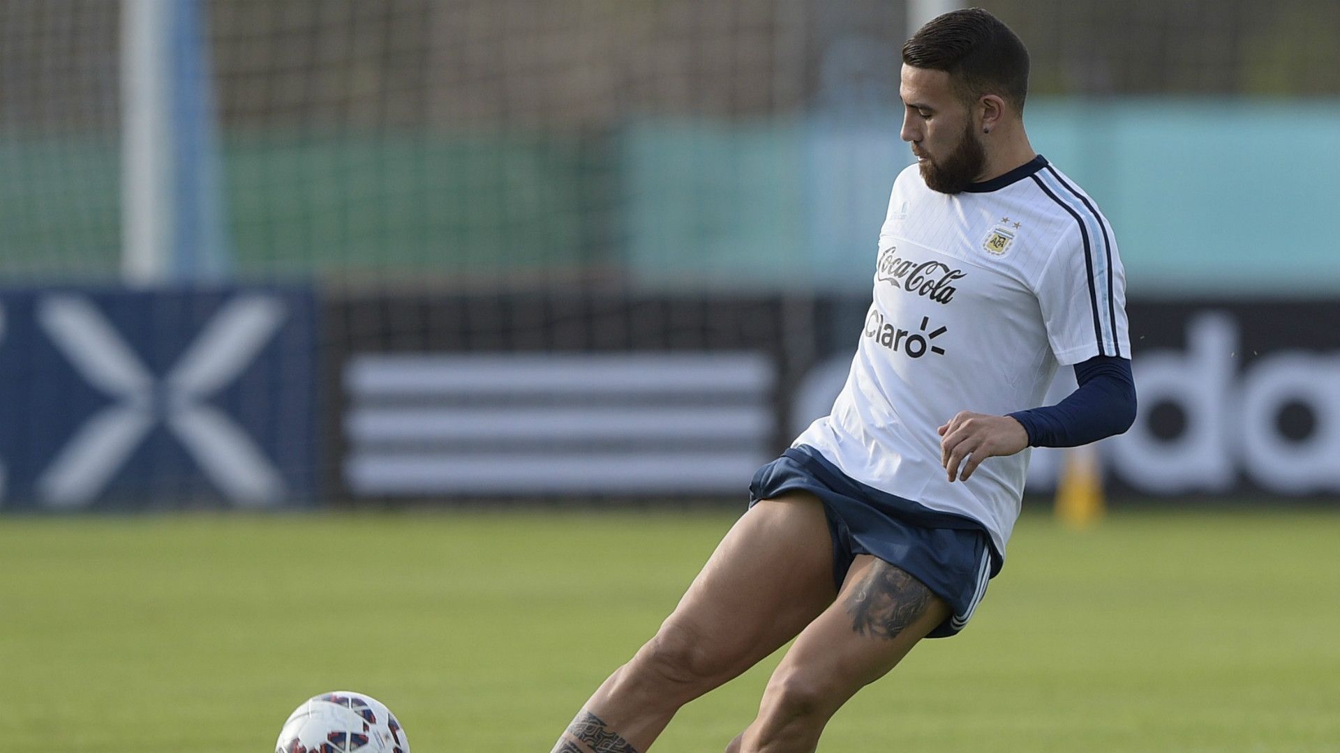 Nicolas Otamendi Argentina training session Buenos Aires 01062015
