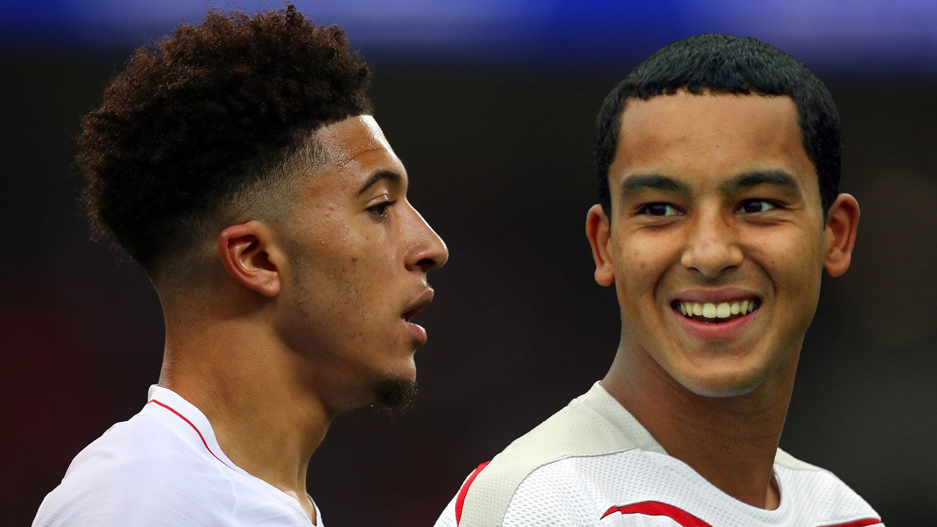 Jadon Sancho Theo Walcott England
