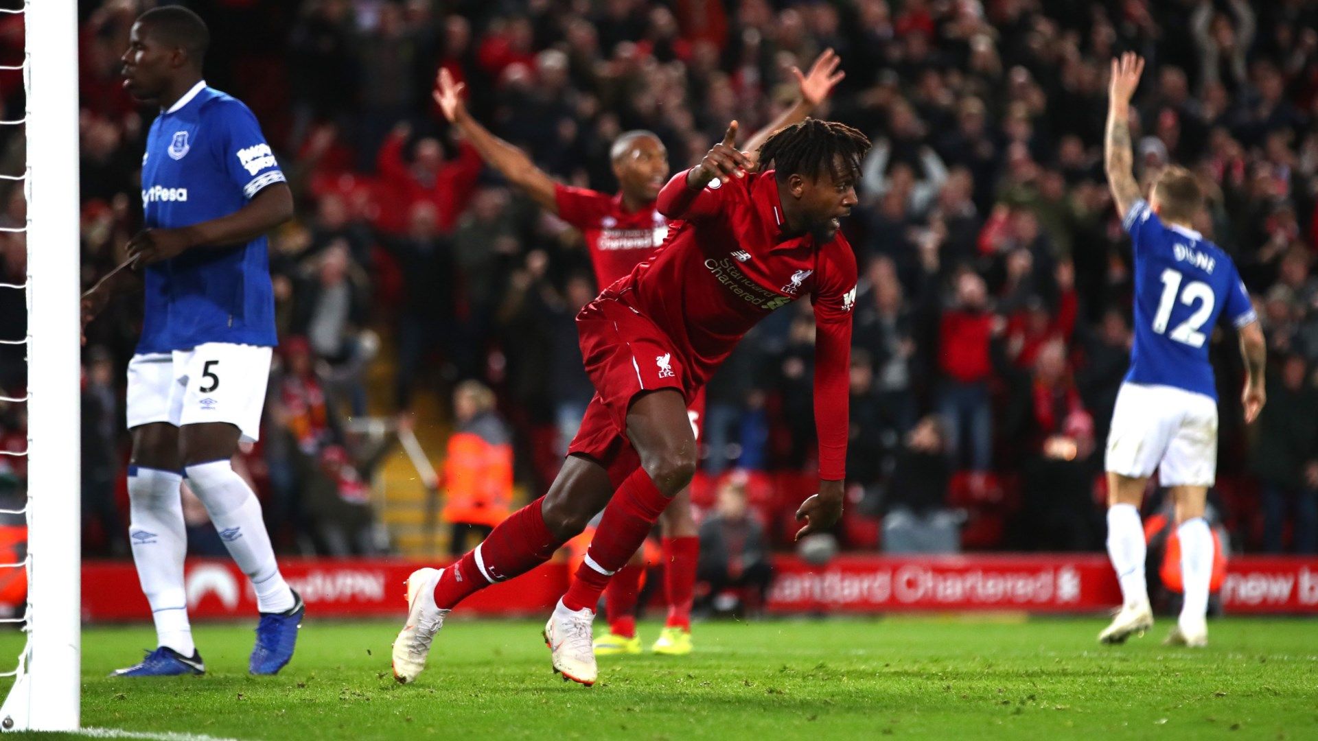 Divock Origi Liverpool Everton Premier League 2018-19