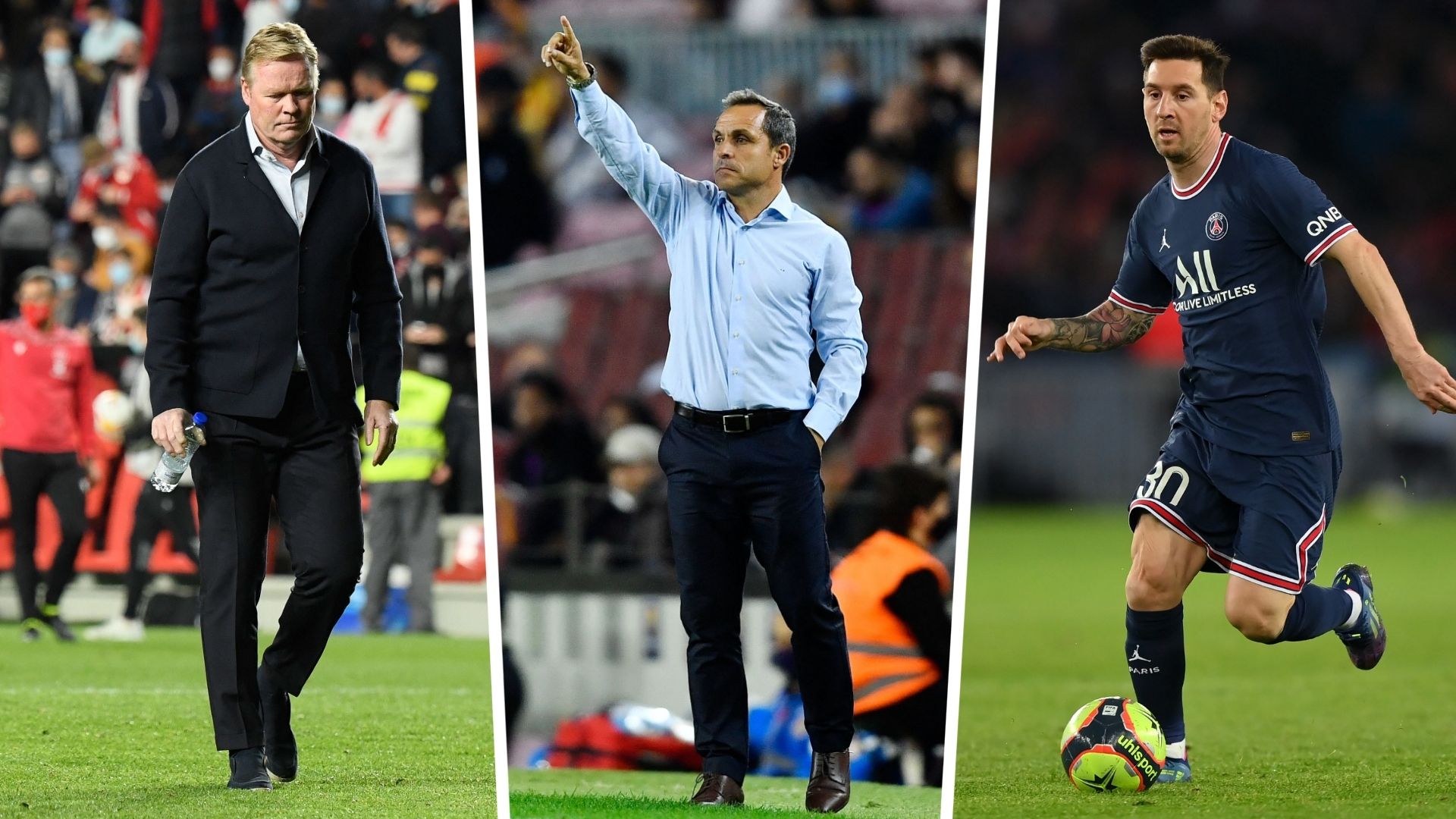 Sergi Barjuan, Koeman, Messi