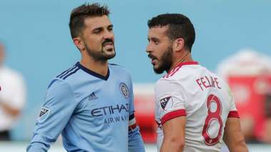 David Villa Felipe Martins MLS NYCFC Red Bulls 08062017