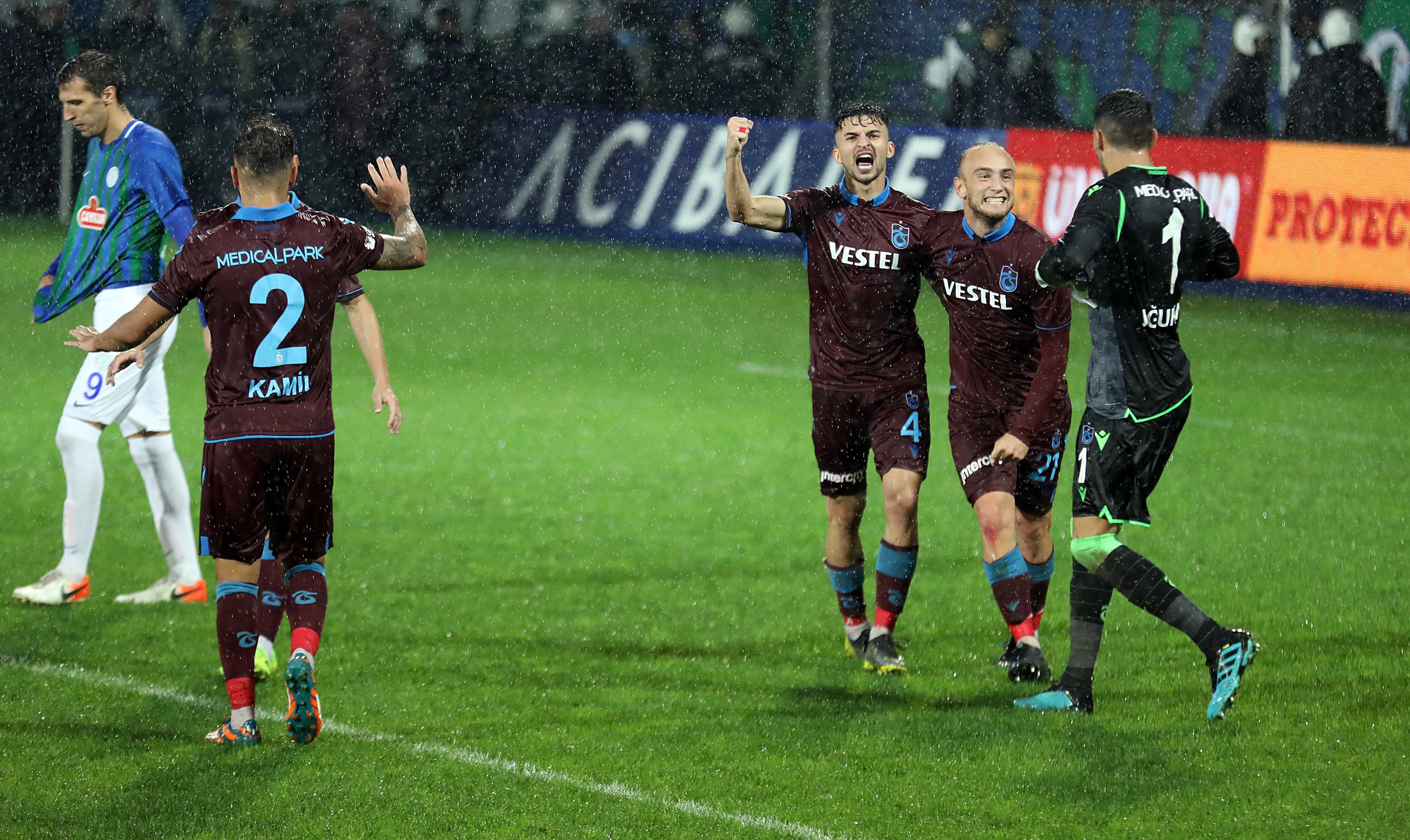 Trabzonspor goal celebration, Caykur Rizespor v Trabzonspor 10062019