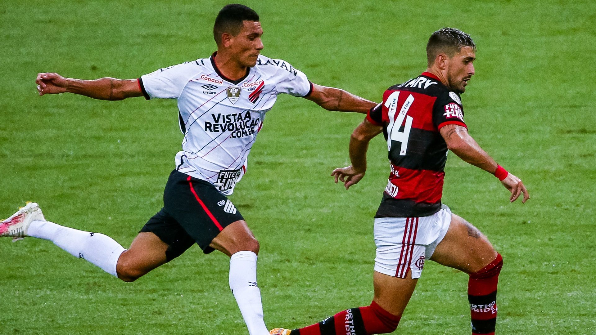 Bissoli Arrascaeta Flamengo Athletico 2020