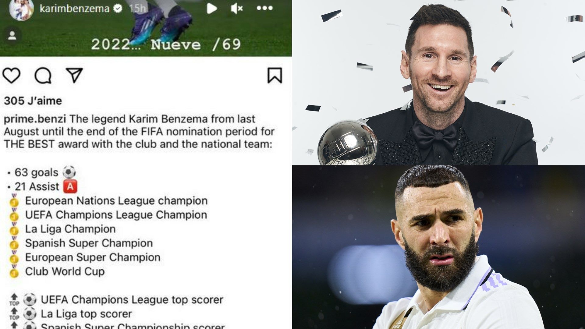 Messi Benzema