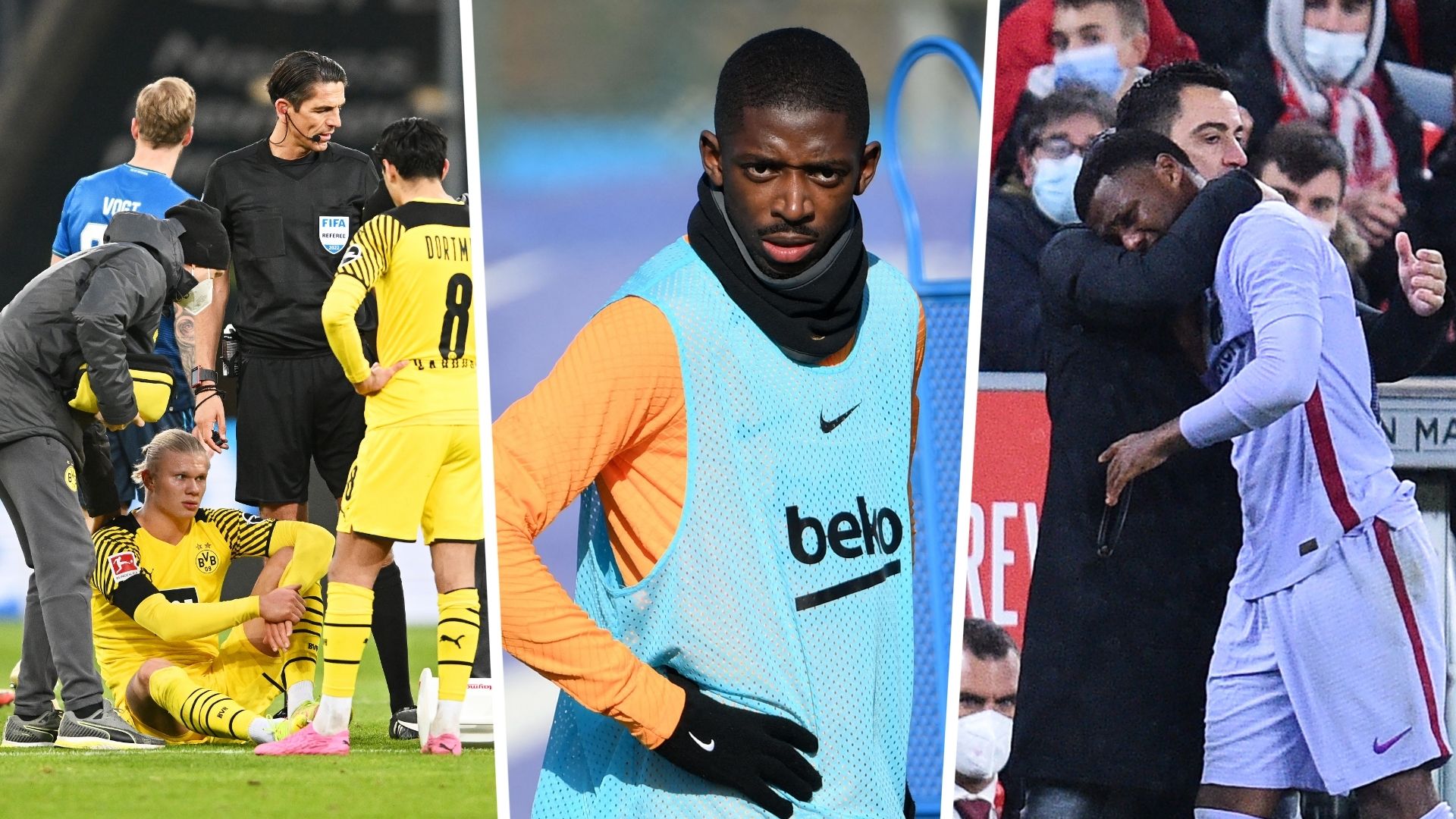 Erling Haaland, Ousmane Dembele, Ansu Fati