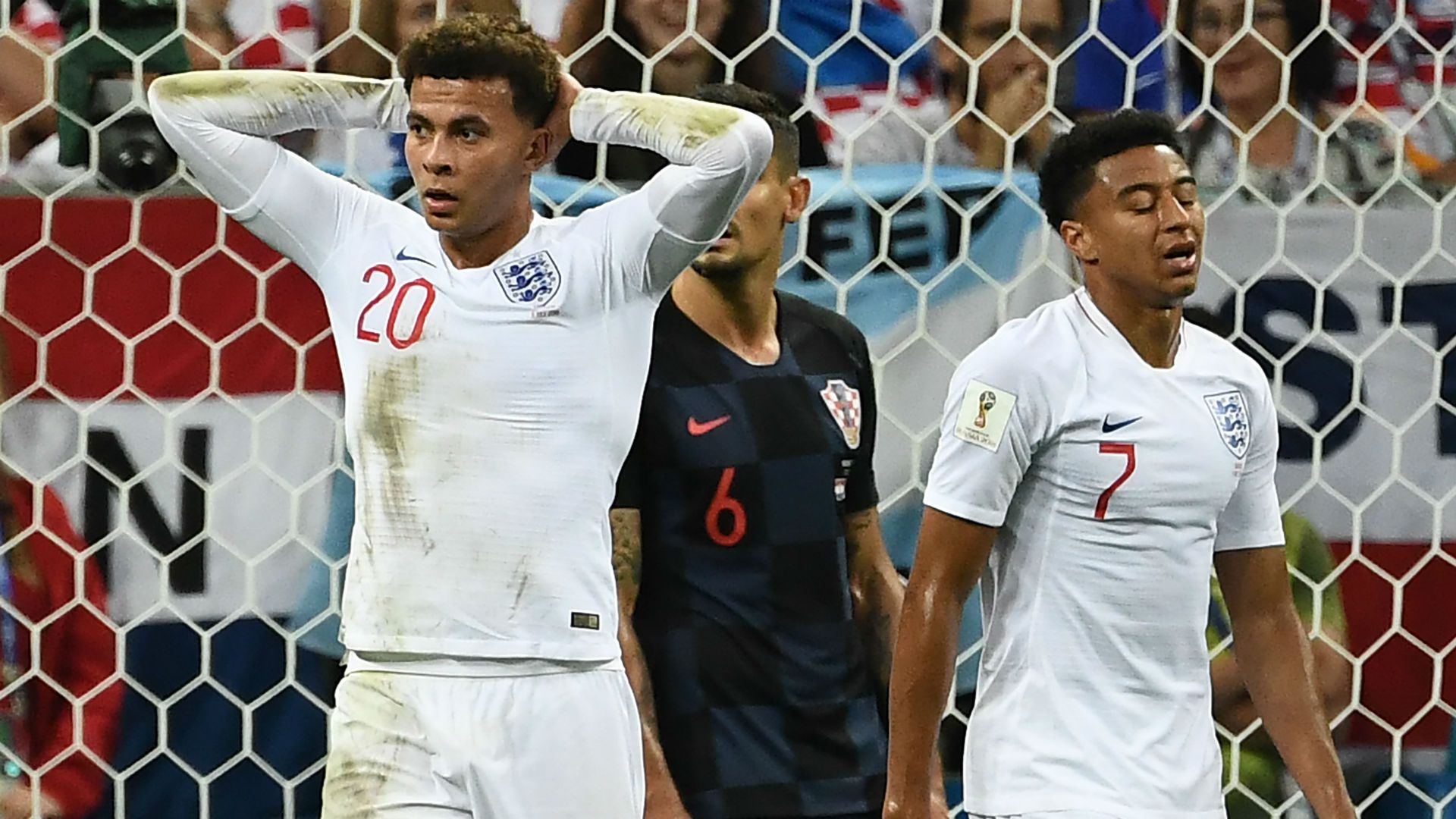 Dele Alli Jesse Lingard England Croatia 2018 World Cup