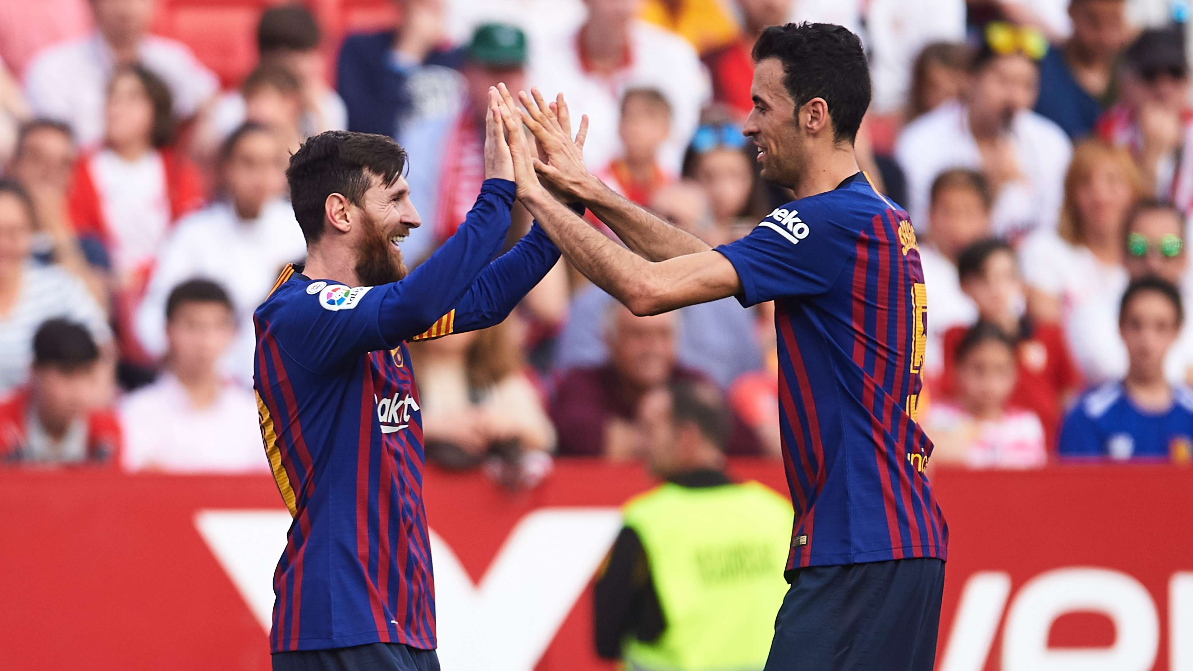 Messi & Busquets Barcelona