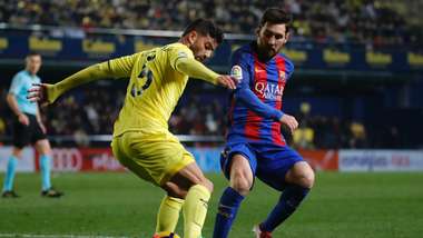 Lionel Messi Mateo Mussachio Villarreal Barcelona La Liga