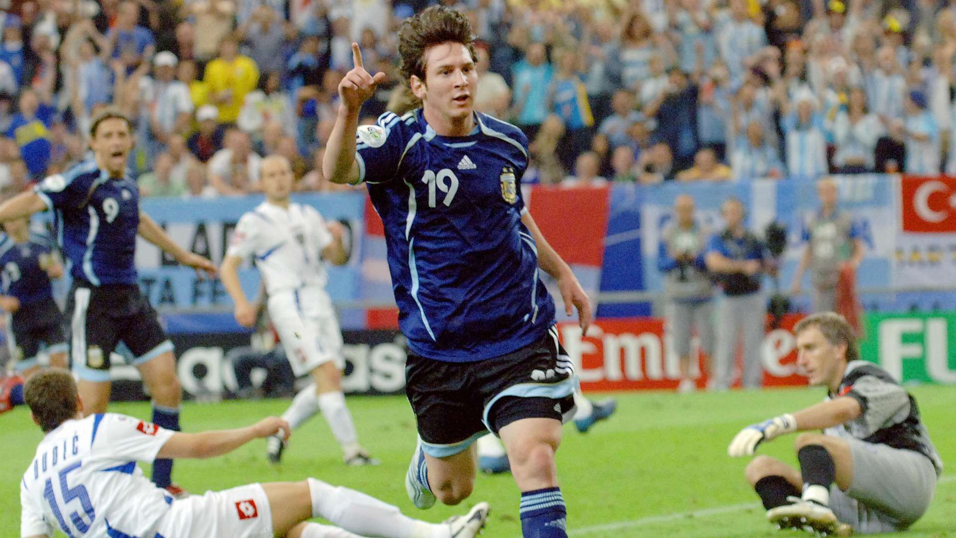 Lionel Messi Argentina Serbia y Montenegro 16062006