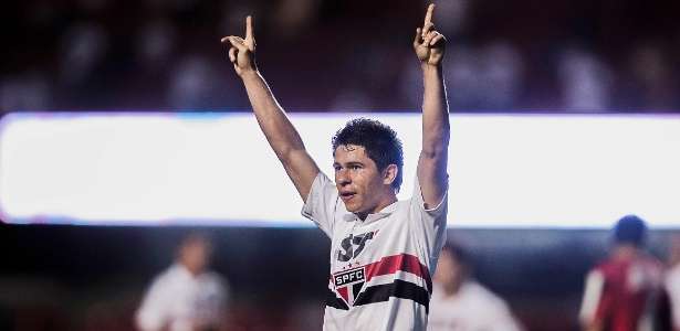 Osvaldo, pelo São Paulo, 2013